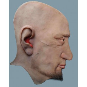 Asad Hussain, 18 x 12 Inch, Silicon, Acrylic and Natural Hair, Silence Talk, AC-ASHU-001